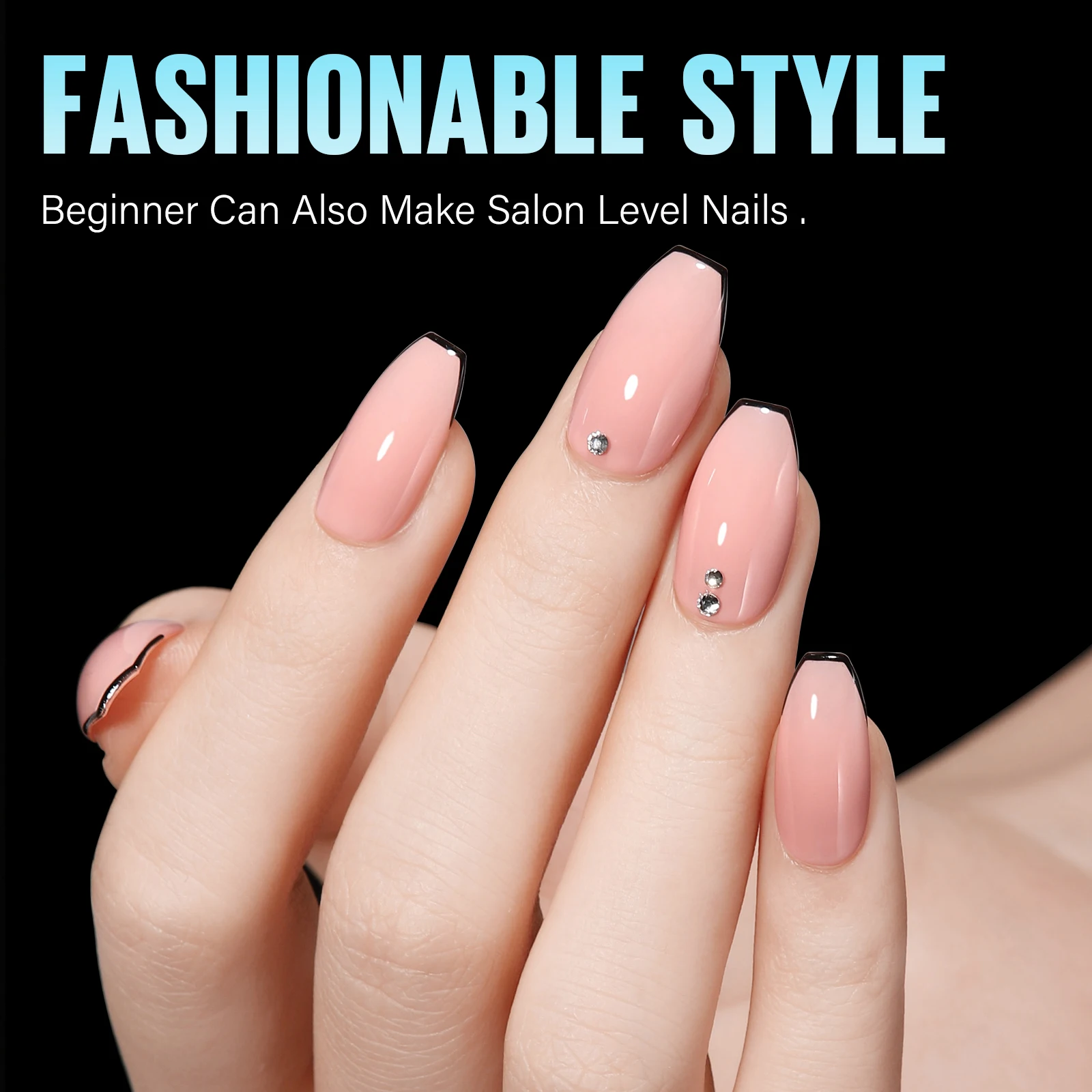 168 Mandelförmig – quadratisch – Sargform – künstliche Nägel, mit 12 halbüberzogenen Nagelspitzen der Größe, perfekt für Nagelkunst und Heimwerker