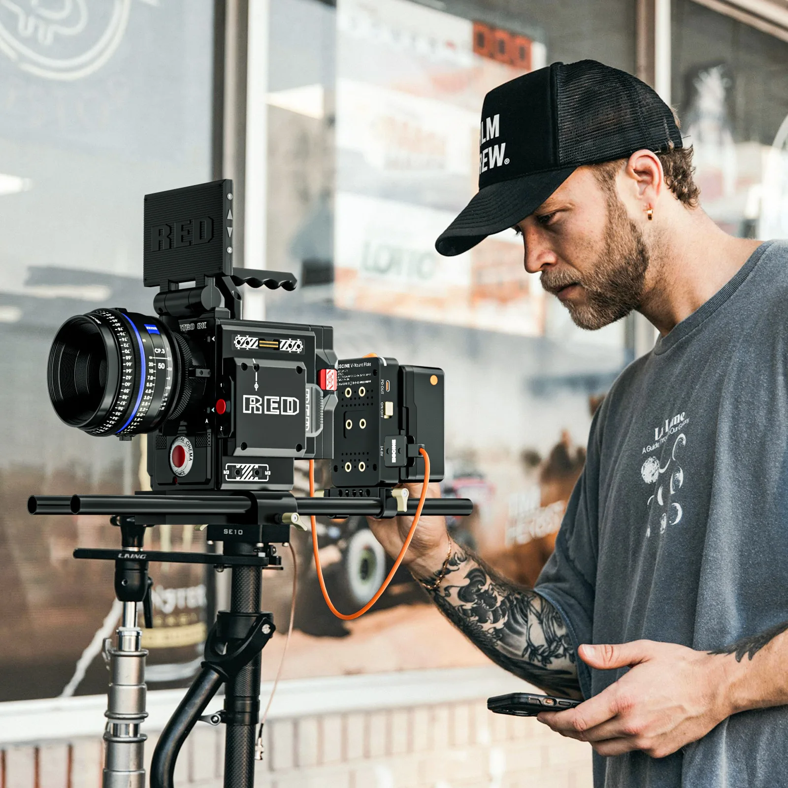 ZGCINE-Mini Cine Creator Kit ، بطارية V-Mount للتصوير الفوتوغرافي ، الإضاءة ، منزلق نقل الصور ، بطارية DSLR ، l90.