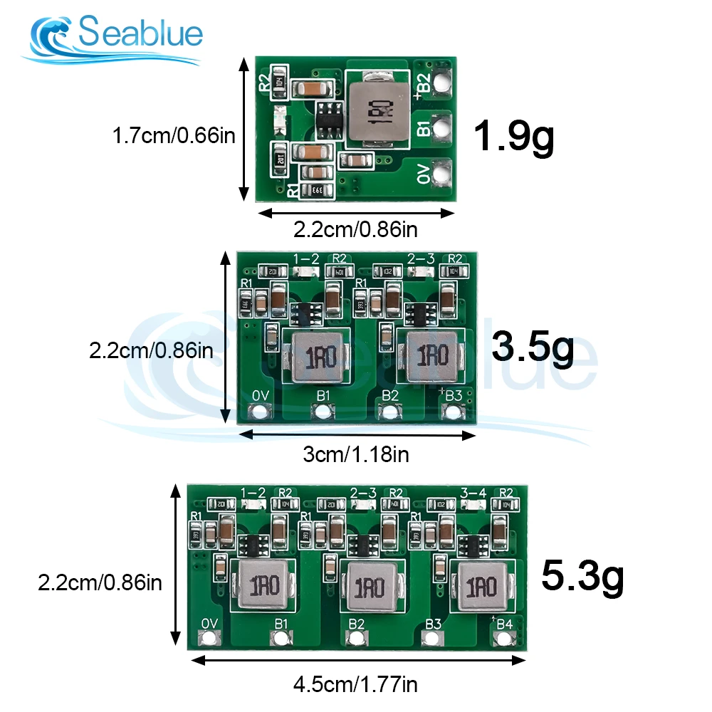 2S 3S 4S 1.3A Active Equalizer 3.7V 18650 Lithium Iron Battery 3.2V Lifepo4 Battery Transfer Balancer for BMS Protection Board