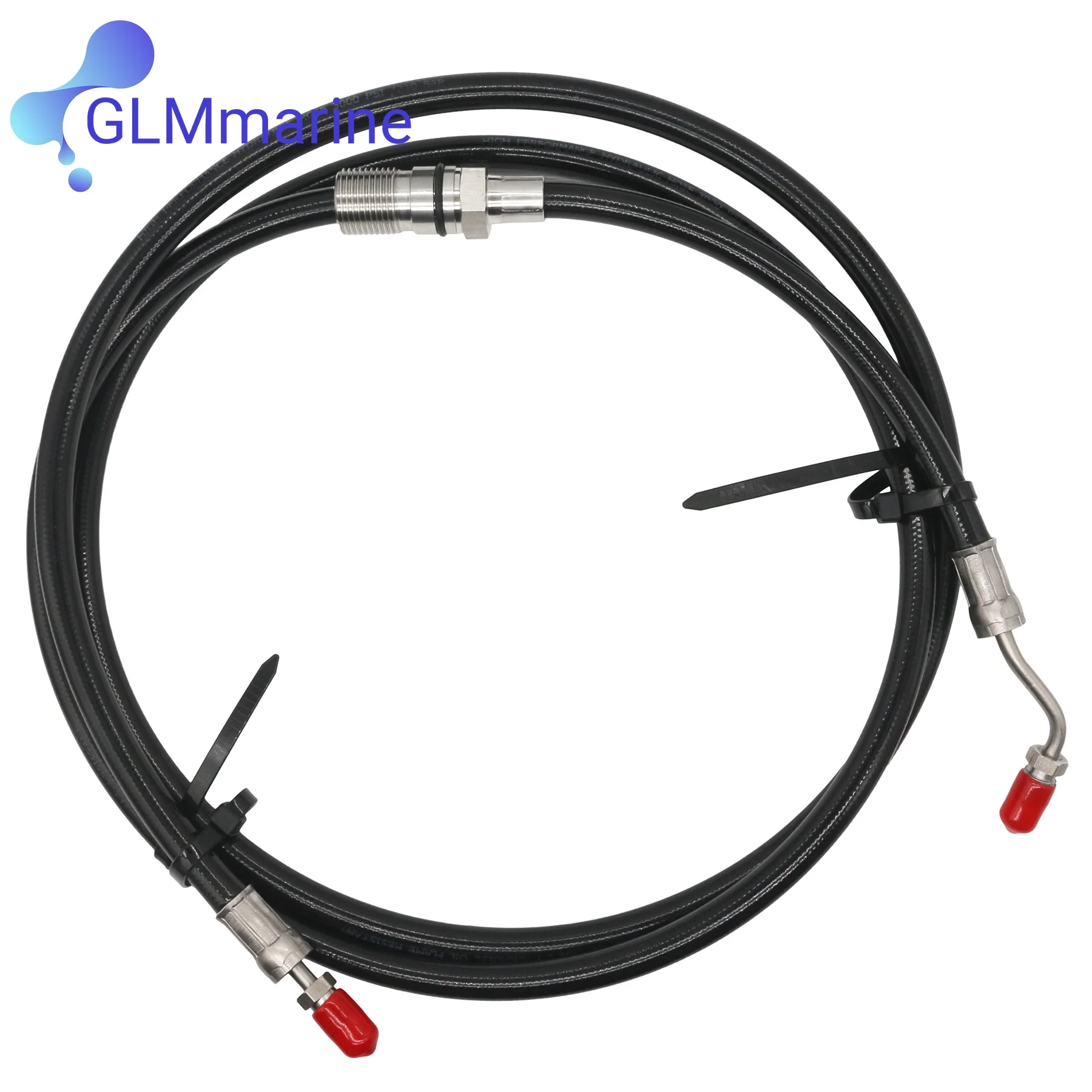 

Hydraulic Power Trim Hose 21721550 for Volvo Penta DPH-A DPH-C DPR-A DPR-C DPR-D Replaces 23392301 3809560 3862856 SLP H-550