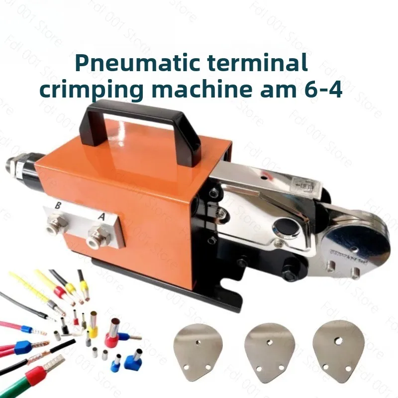 AM-10 Pneumatic Terminal Crimping Machine, Automatic Wire Ferrules Crimper Tool for Electrical Work