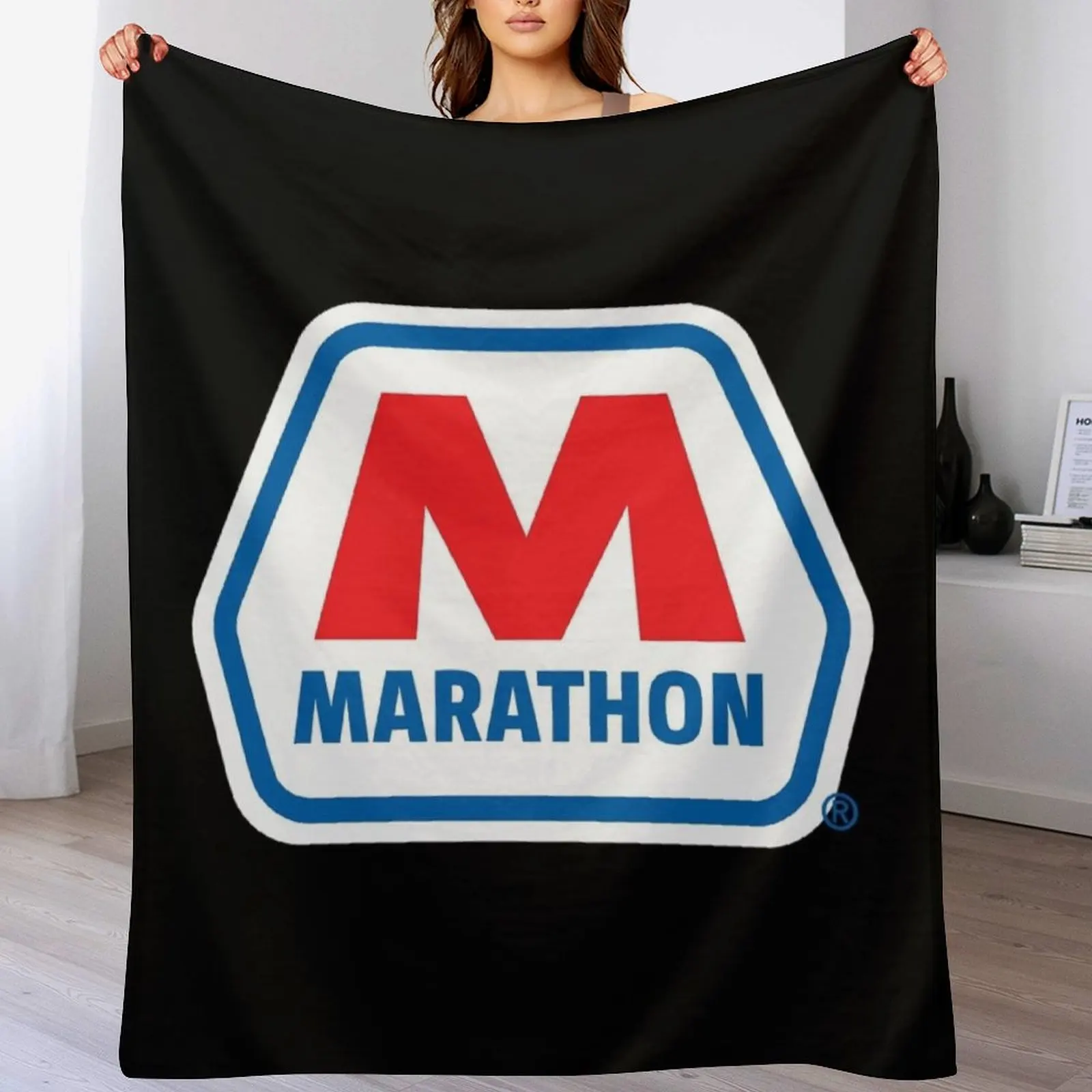 

Marathon OIL RACING LUBRICANT seghosamdes Relaxed Fit Throw Blanket