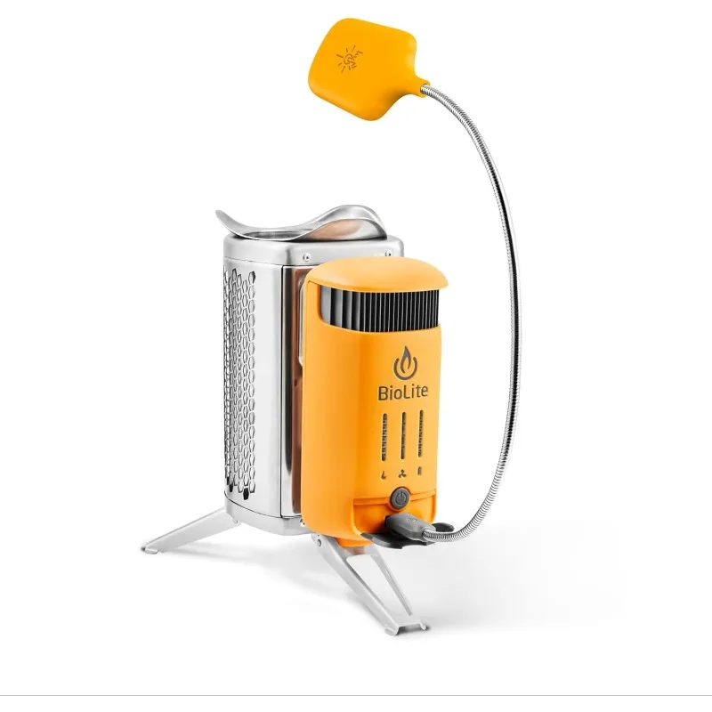 

BioLite CampStove 2+ Wood Burning, Electricity Generating & USB Charging Camp Stove, Stove Only