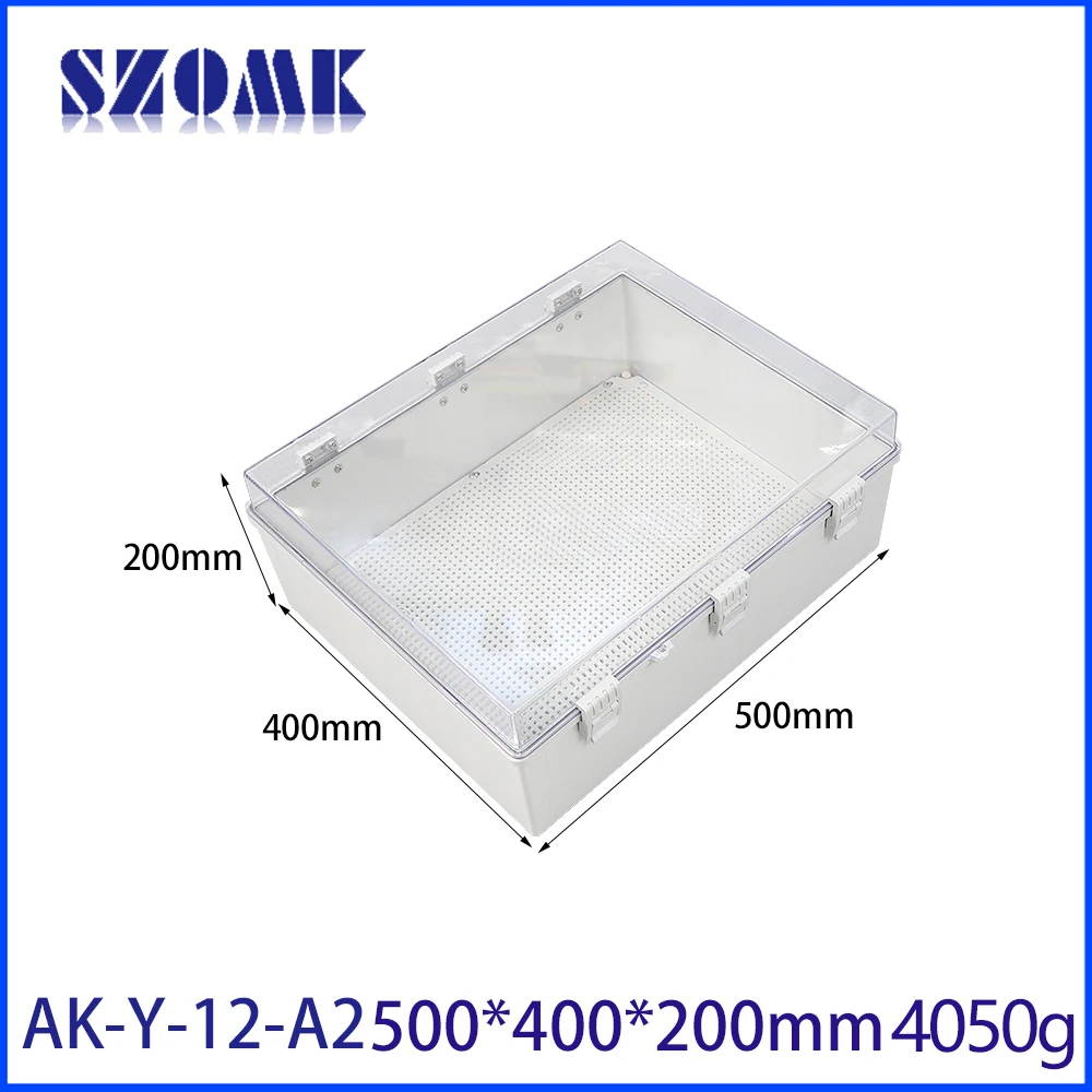 500x400x200mm New Projector Waterproof Cable Junction Box Hinge Ip67 Extension Cord Box Screw Fix Outdoor Waterproof Light Box