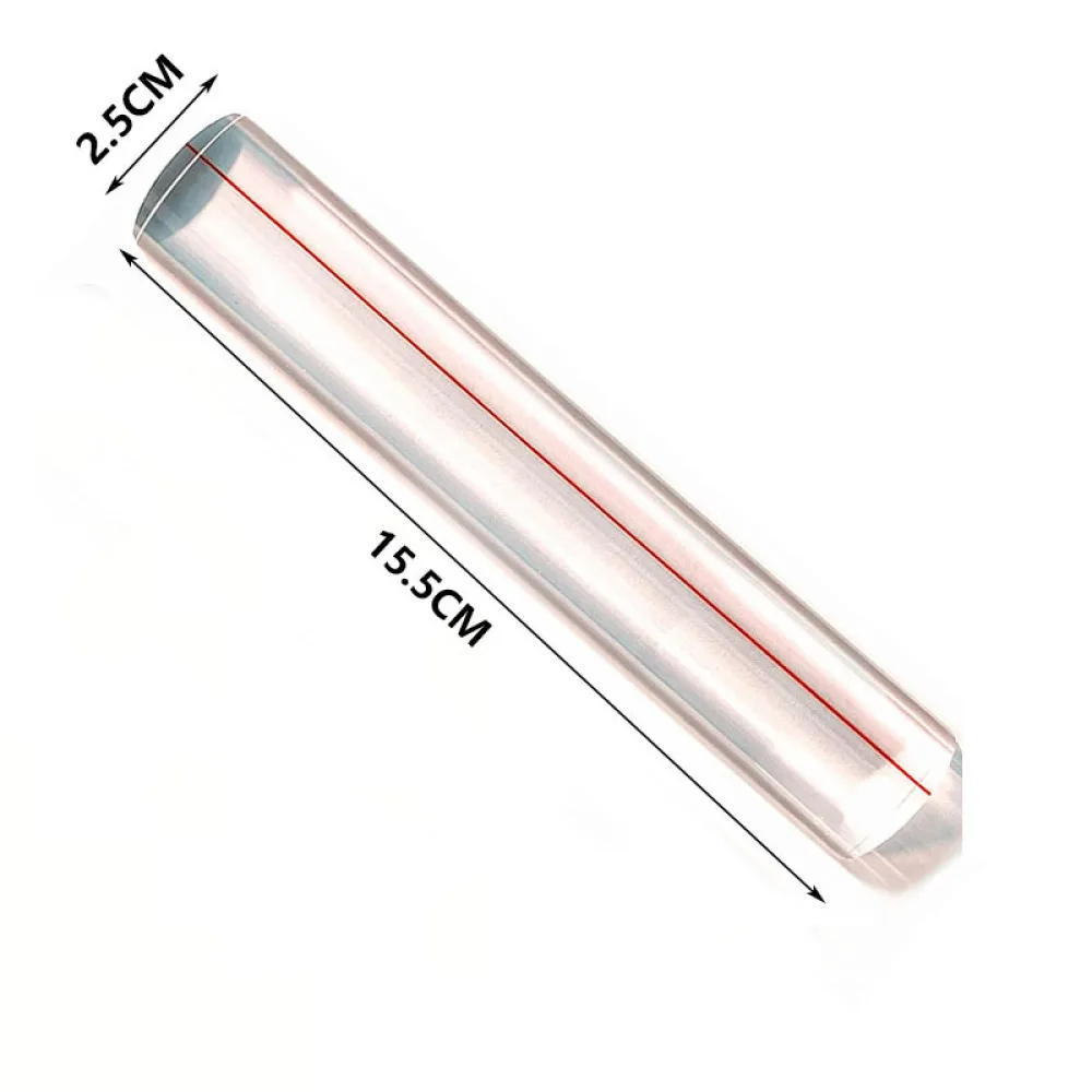 6 Inch Reading Aid Bar Magnifier Acrylic Ruler Transparent Lens With Guide Line Vision Enhancement For Office Work