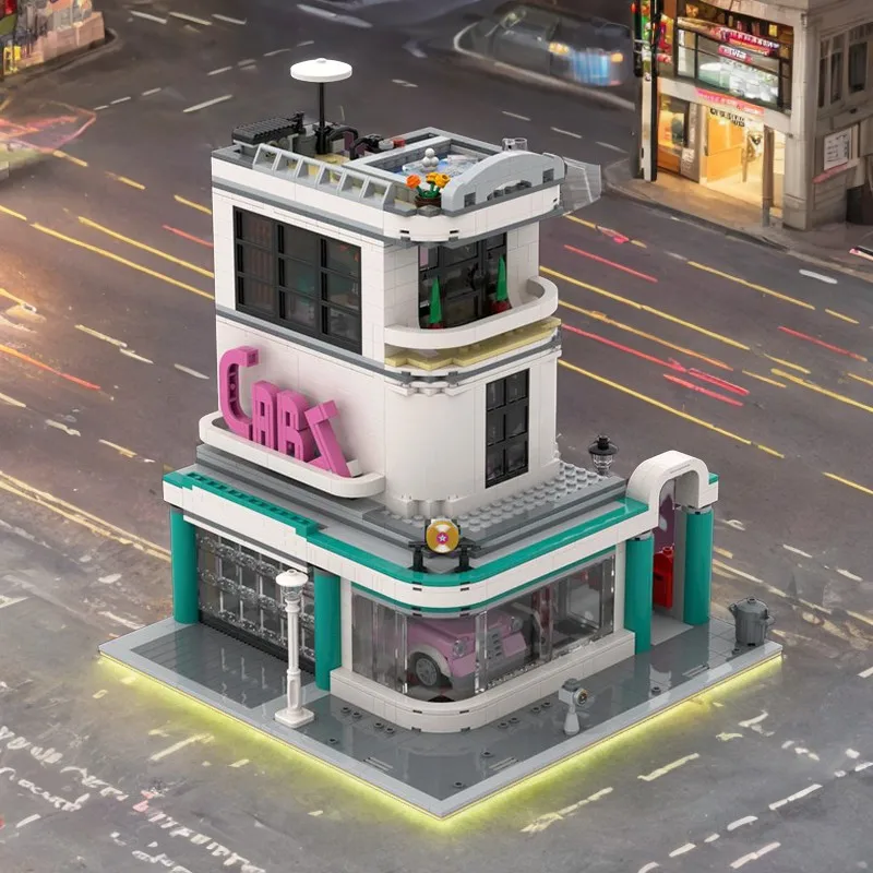 

2019pcs Old Diner Rebuild | 3-Story Car Showroom & Karaoke Bar Module