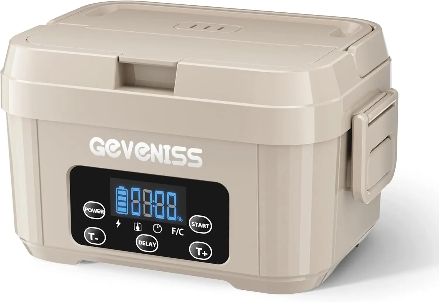 

Cordless Electric Lunch Box for Adults – Heated Lunch Box with 1100ML SS Container, Battery-Powered Food Warmer with