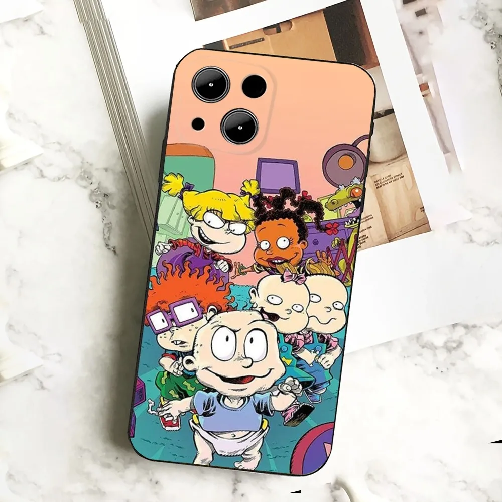 Cartoon F-Funny R-Rugrats   Phone Case  For IPHONE 15,13,14,12,Mini ,11, Xr, X ,Xs Pro Max 8, 7 Plus Back Cover