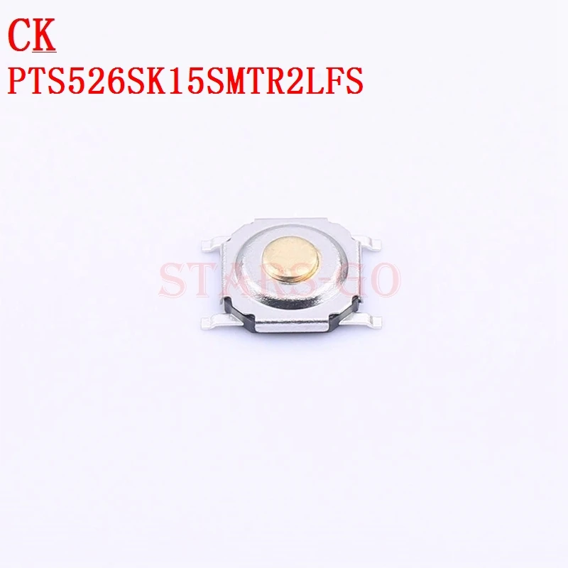 10PCS/100PCS PTS525SM15SMTR2LFS PTS526SK15SMTR2LFS PTS526SK17SMTR2LFS Elemento Interruptor