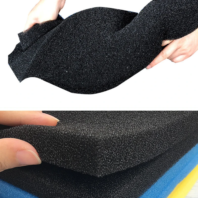 Aquarium Filter Sponge Biochemical Cotton Black Fish Tank Pond Bio Foam Media Water Pump Filter Pad Skimmer Aquarium Accessories