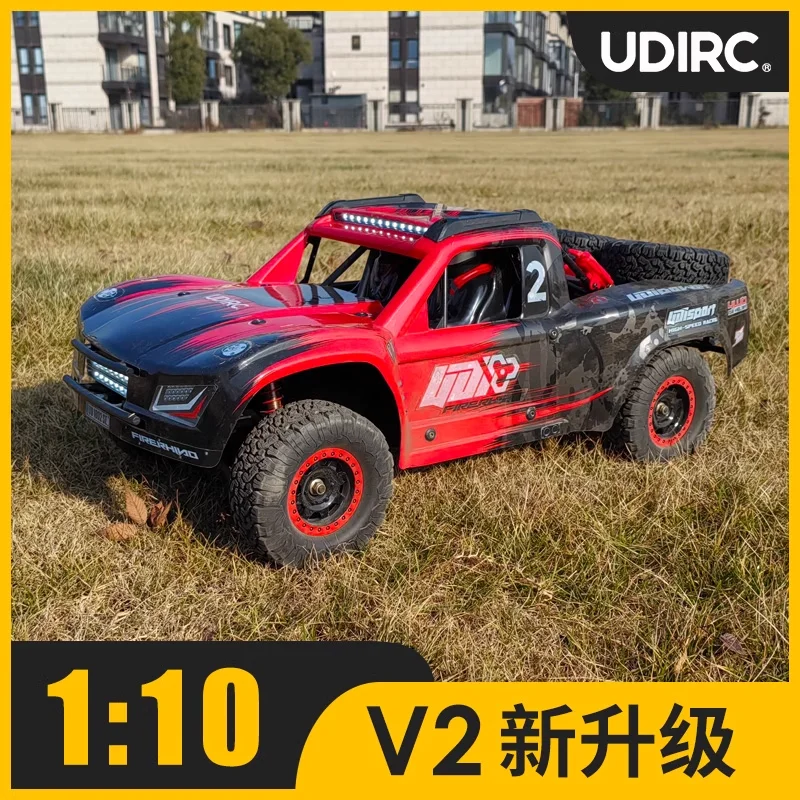 

Udir 1002SE V2 1/10 RC Car Brushless High-speed Solid Rear Axle Short Course Rc Truck 4x4 Off-road Remote Control Vehicle.