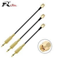 Conector hembra SMA a conector macho Mono de 3,5mm, 1/8 ""para cámara CCTV, Monitor, Cable de antena, puente de Cable Coaxial RF Pigtail de 50 Ohm RG174