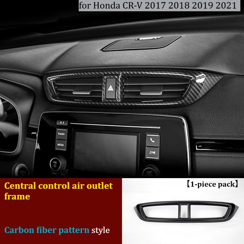 

for Honda CR-V 2017 2018 2019 2021 Steering wheel trim frame/center console air outlet frame/interior modification accessories