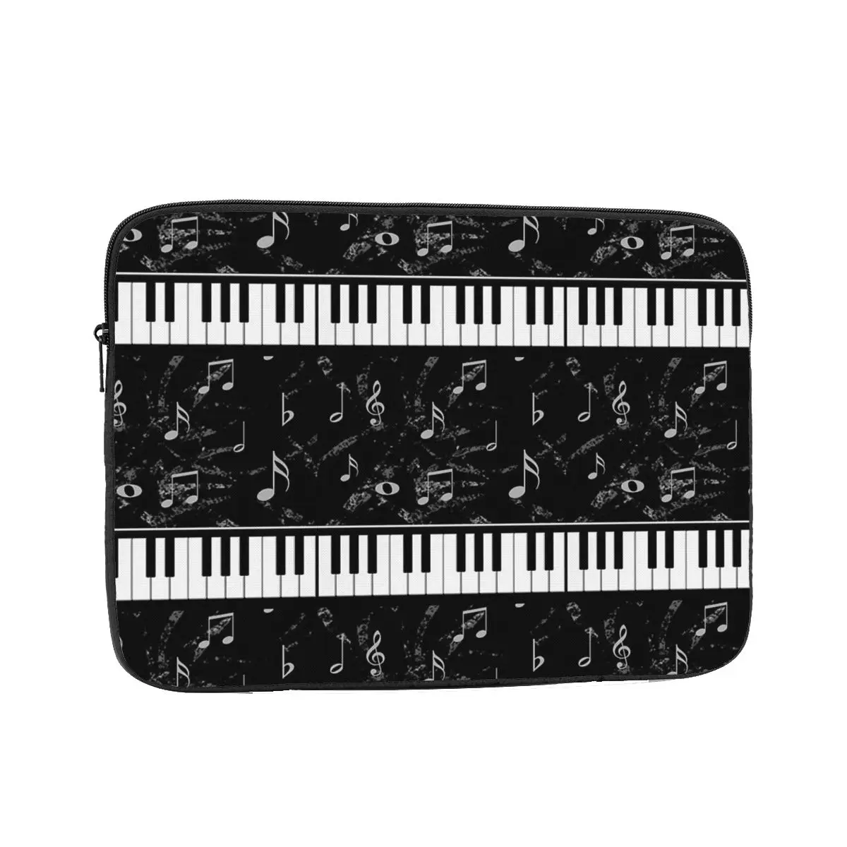 Black And White Piano Music Pattern Notebook Laptop Bag 10 12 13 15 17 Inch Notebook Sleeve Cover Bag Tablet Shockproof Case Bag