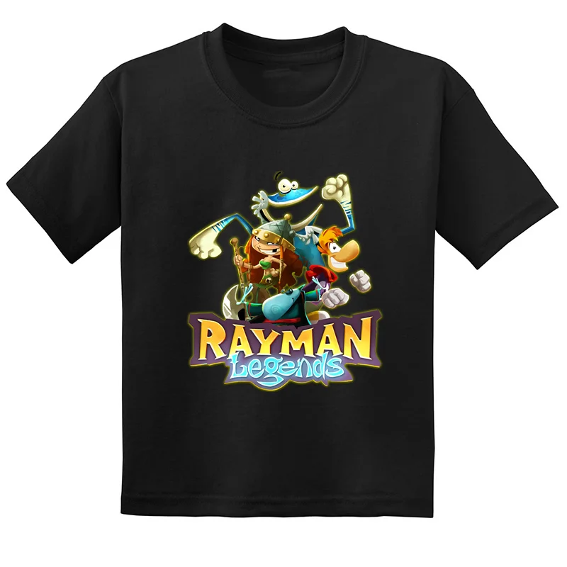 Rayman Legends Adventures Print Funny Kids T shirt Cartoon Children Clothes Summer Toddler Baby Boys Girls Short Sleeve T-Shirt