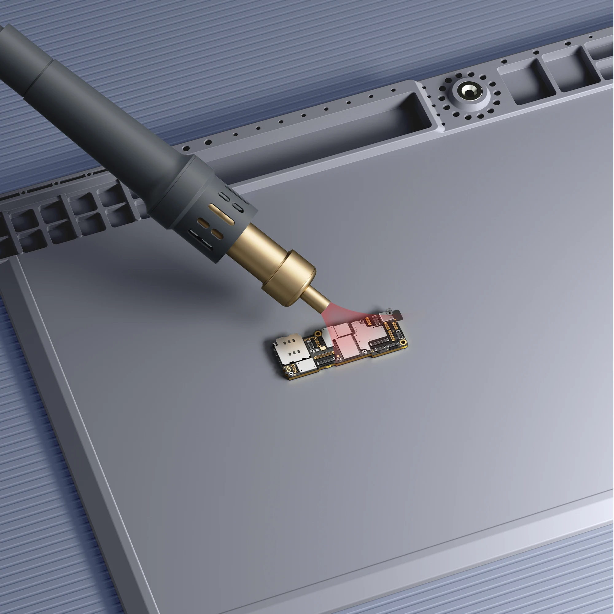 Imagem -05 - Qianli-resistência a Alta Temperatura Silicone Isolamento Pad Almofada de Trabalho Telefone Bga Pcb Estação de Solda Reparação Mega-idea