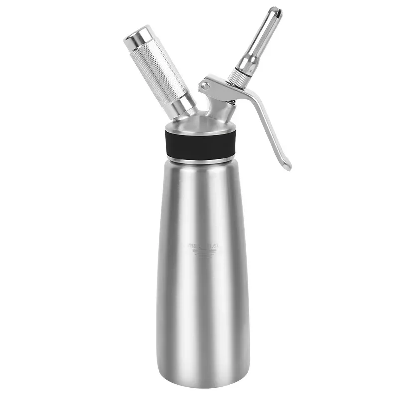 Fabricante de crema casero, batidor de bote, cargadores profesionales de dispensador de crema batida de aluminio altamente duraderos