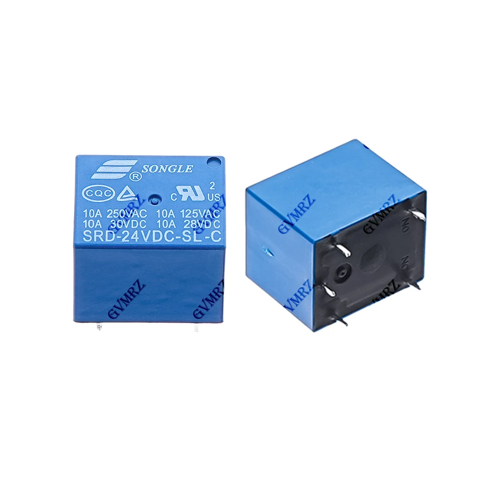 10 Stück 3V 5V 6V 9V Relais 12V 24V 48V 10A 250VAC 5PIN SRD-12VDC-SL-C SRD-03VDC-SL-C SRD-05VDC-SL-C SRD-06VDC-SL-C SRD-09VDC-SL-C