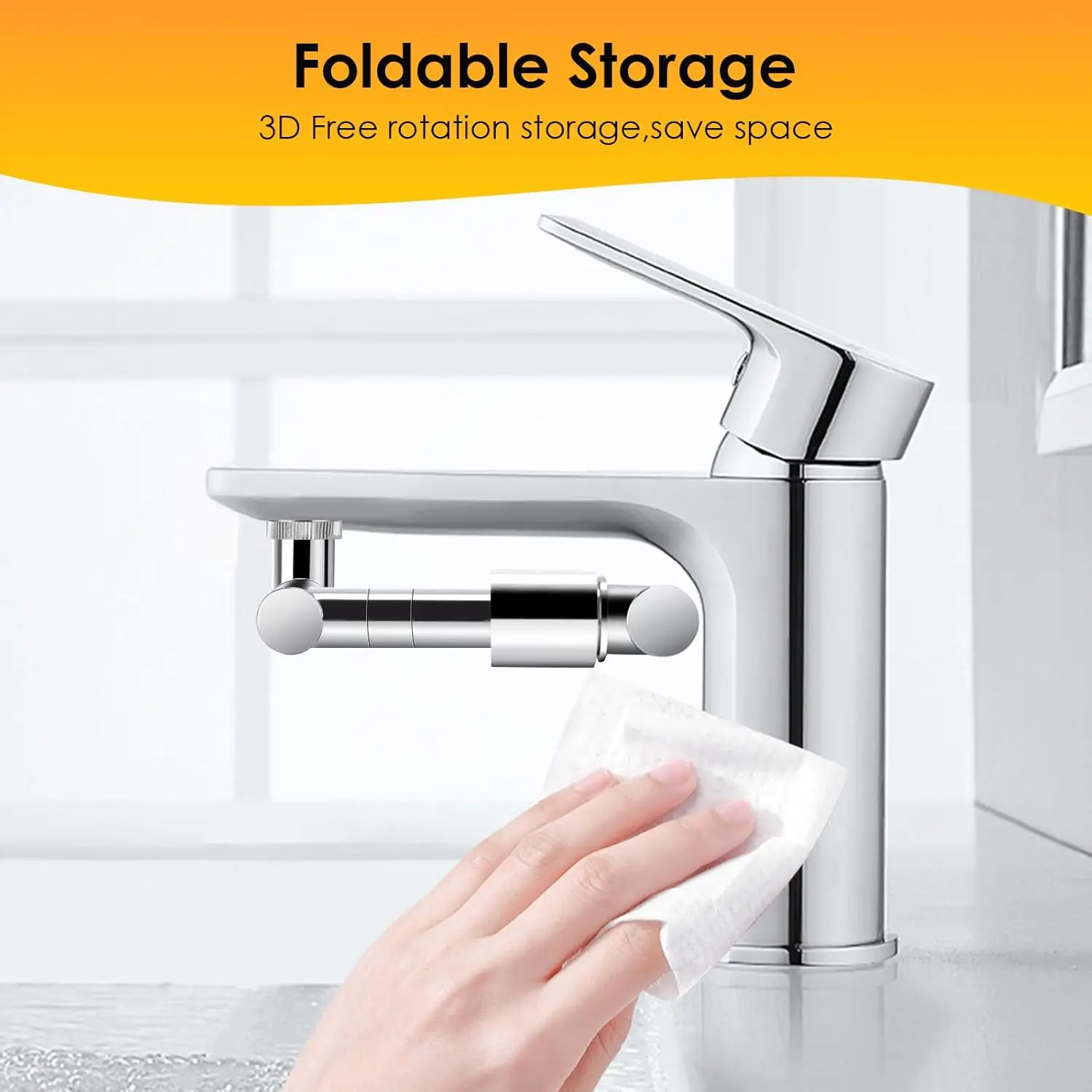 

1440° Swivel Faucet Extender Multi-Functional Sink Aerator with Extendable Filter 2 Modes Splash Guard - Extendable Faucet Adapt