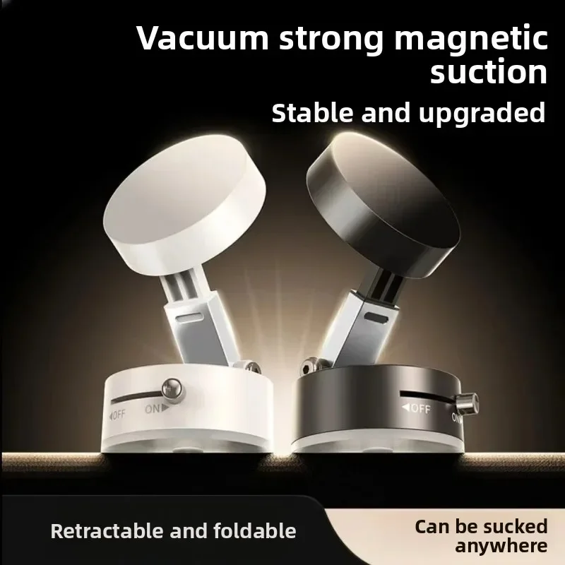 New Magnetic Car Phone Holder Foldable Multi-Function Desktop Universal Vacuum Suction Cup Phone Stand for Cars