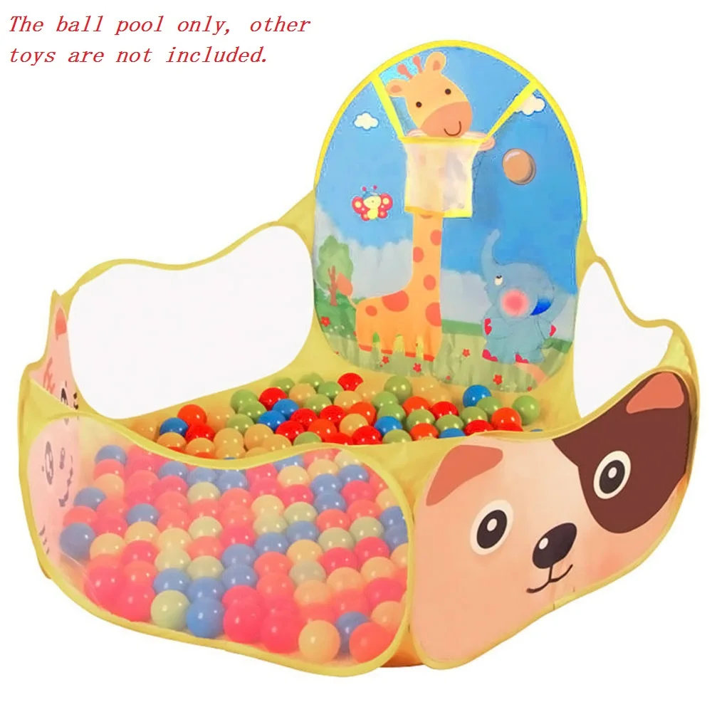 Foldable Cartoon Outdoor Sports Playground Kids Children Ocean Ball Pit Pool Baby Tent Ball Basket Gaming Toys Educational Toy