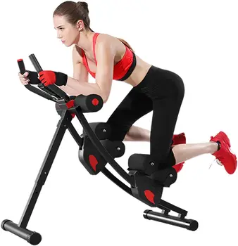 ab Machine, ab-trainingsapparatuur voor thuisgymnastiek, in hoogte verstelbare ab-trainer, opvouwbare fitnessapparatuur.