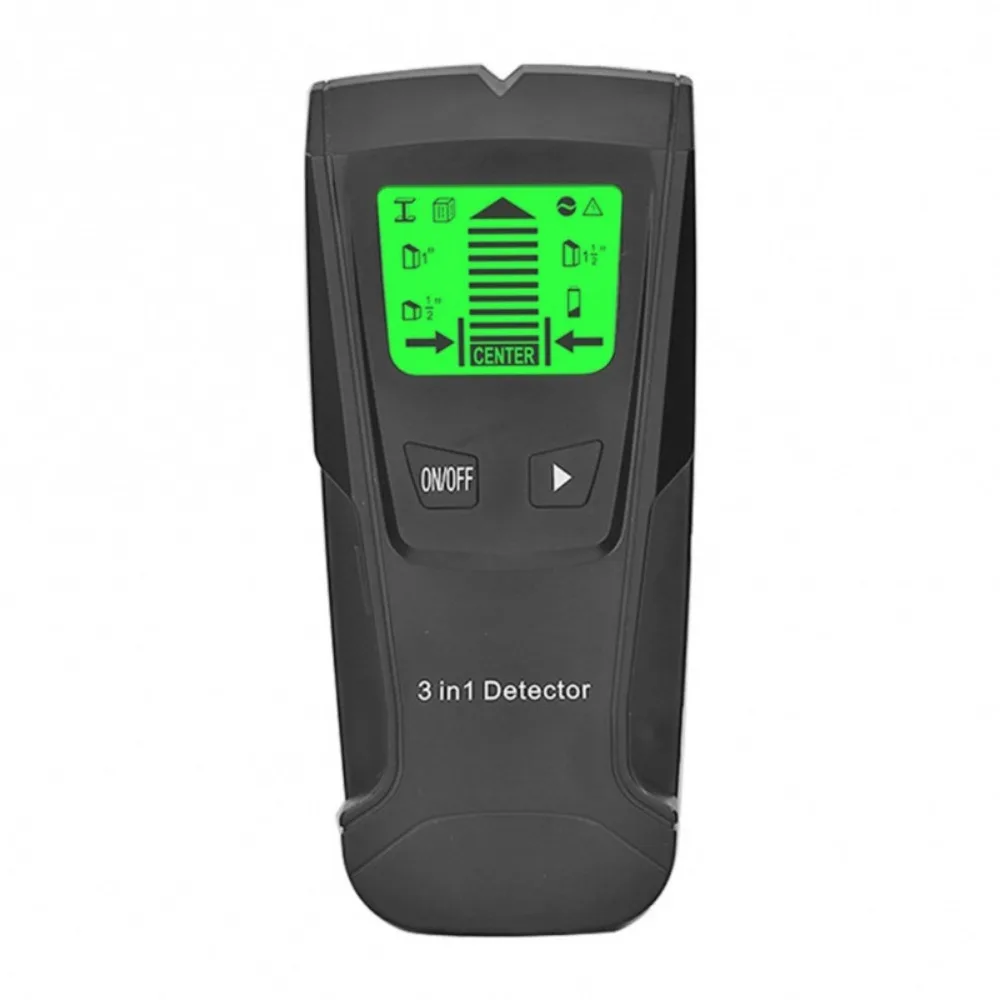 

3 in 1 Metal Detector for Studs LCD Display Accuracy Wall Stud Finder Portable Quickly Located Wall Scanner