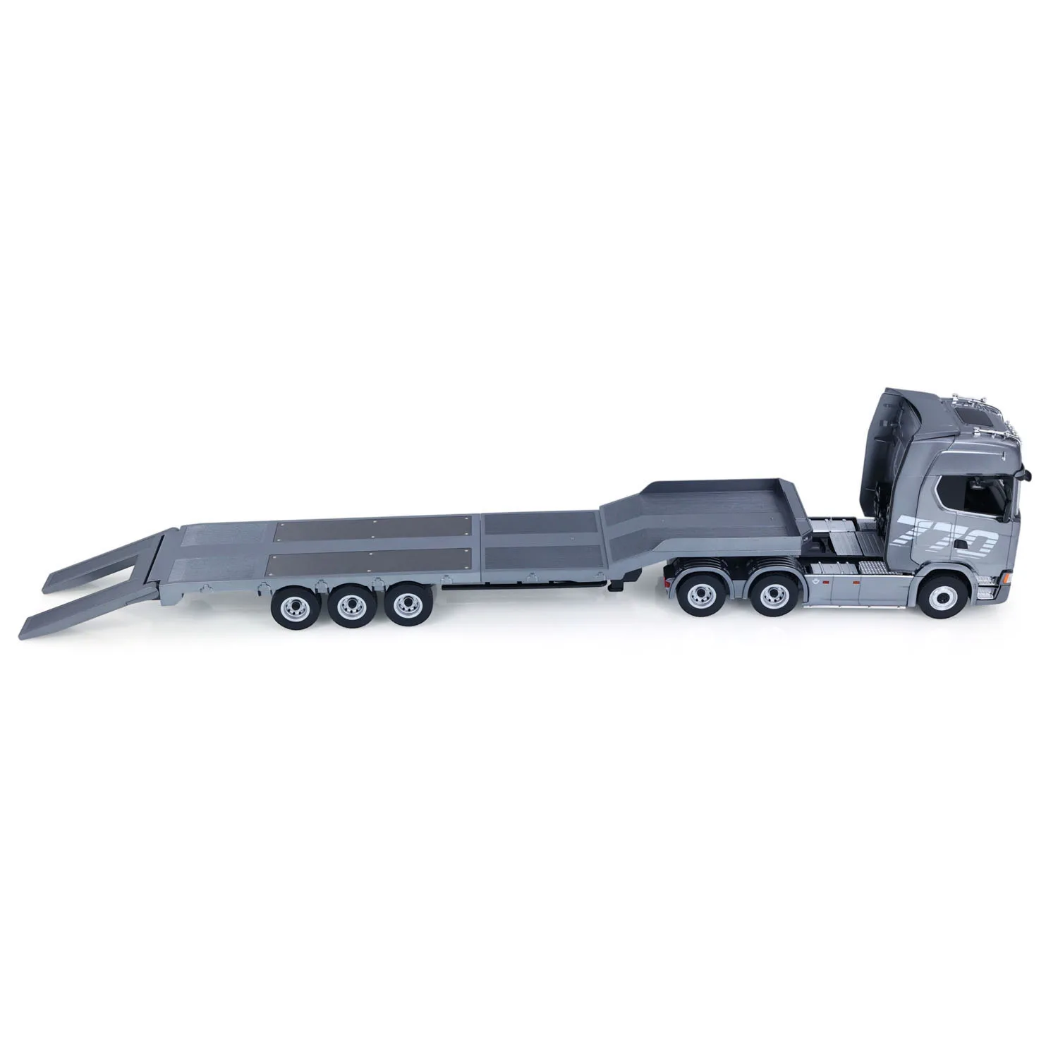 1501A 1/18 HUINA RC Traktor und 3-Achs-Sattelanhänger 19CH RTR 770S 2.4G Sound-Licht-System Ferngesteuertes LKW-Modell – Detail 3
