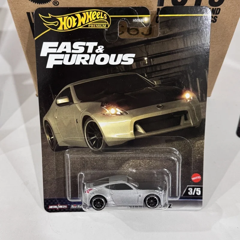 Oryginalna seria Hot Wheels Fast And Furious 5 sztuk odlewany pojazd Premium modele kolekcjonerskie samochody nowe nieotwarte w magazynie zbieraj zabawki