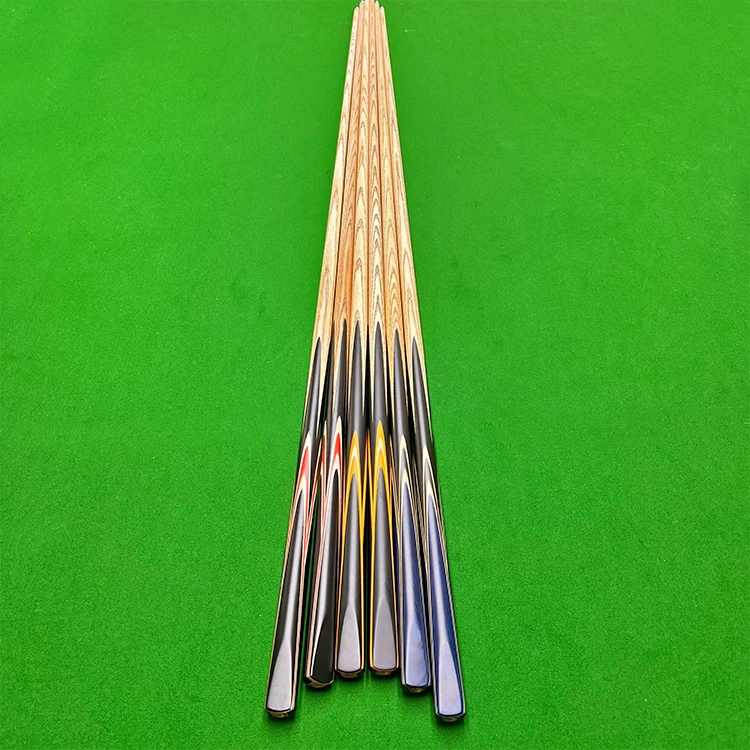 2025 التصميم الإبداعي السنوكر جديلة 1 قطعة اليدوية الرماد الخشب تجمع جديلة السنوكر البلياردو العظة