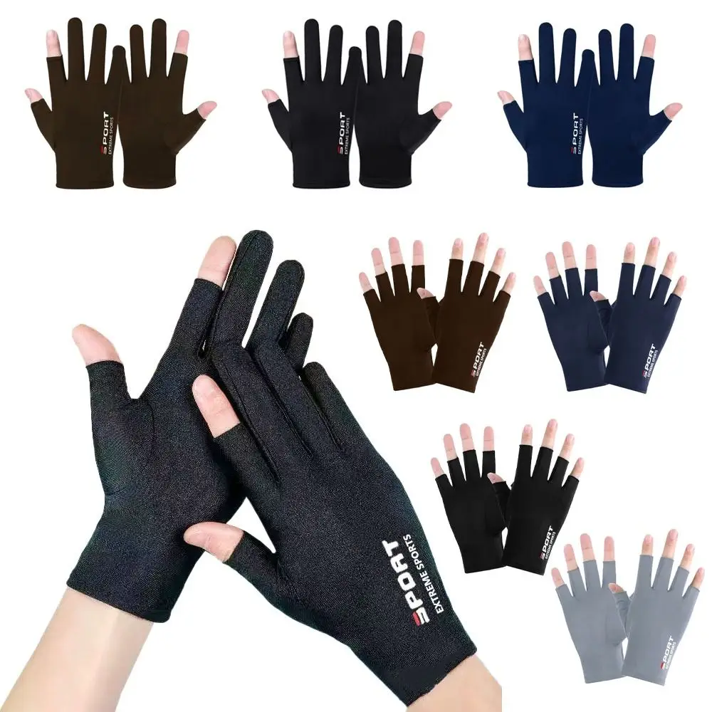 Gloves Half Finger Gloves Sun Protection Gloves Touch Screen Gloves Women Gloves Summer Sunscreen Gloves Men Fishing Gloves
