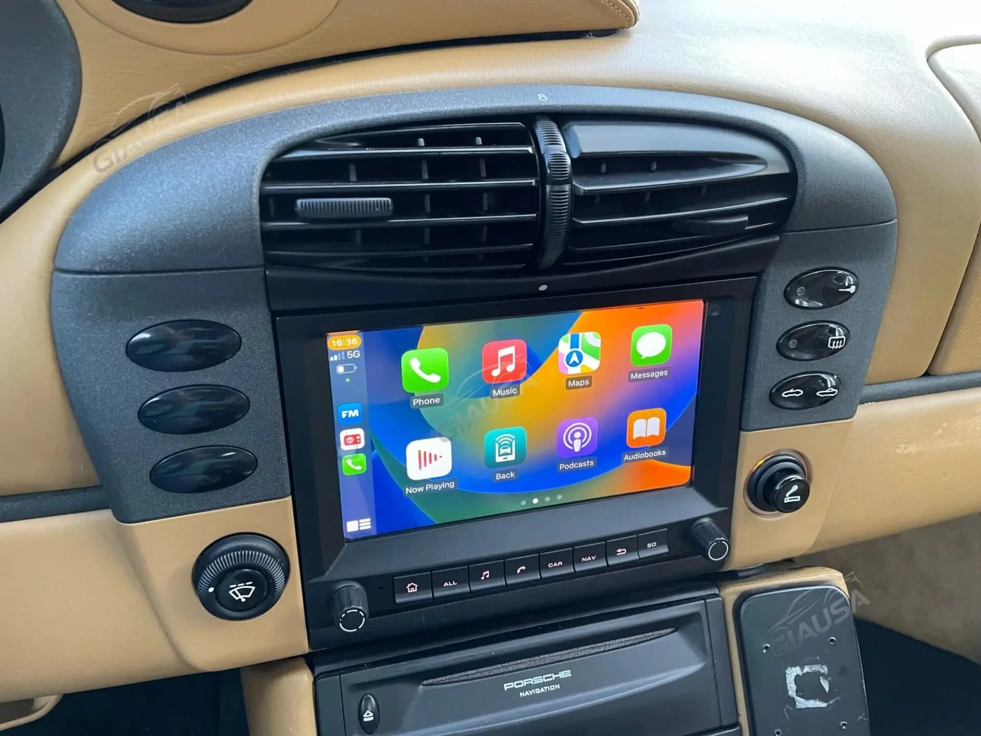 8G 256GB 7inch Auto Android Car Radio GPS Player Carplay Navi Bluetooth Wifi For Porsche 911 996 986 Boxster Carrera 1998-2006