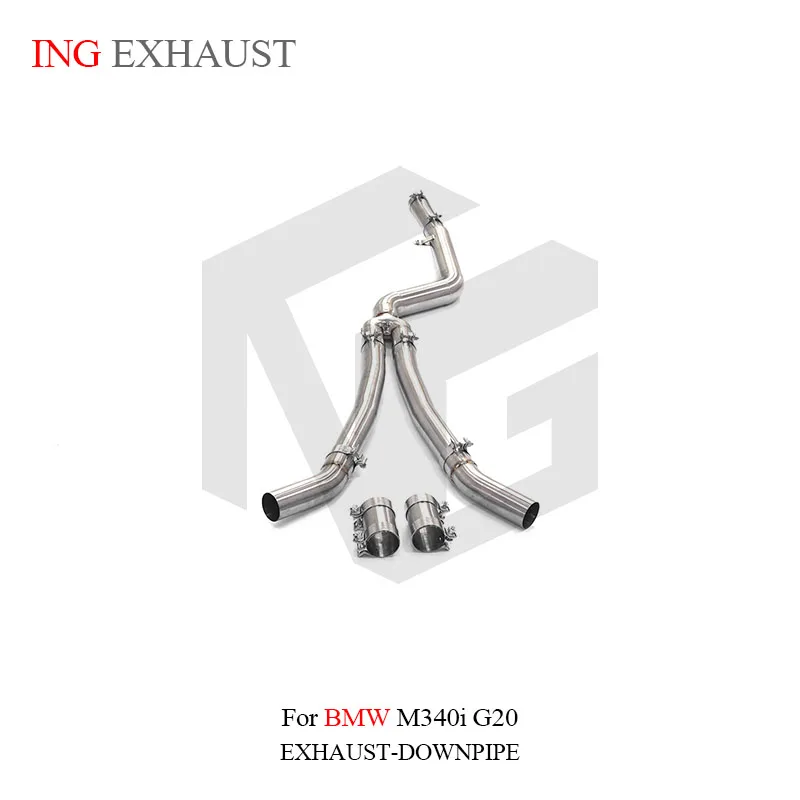 

ING Exhaust Stainless steel 304 Valveless Catback Tube for BMW M340i G20 Car Refit High Flow Pitch Performance System