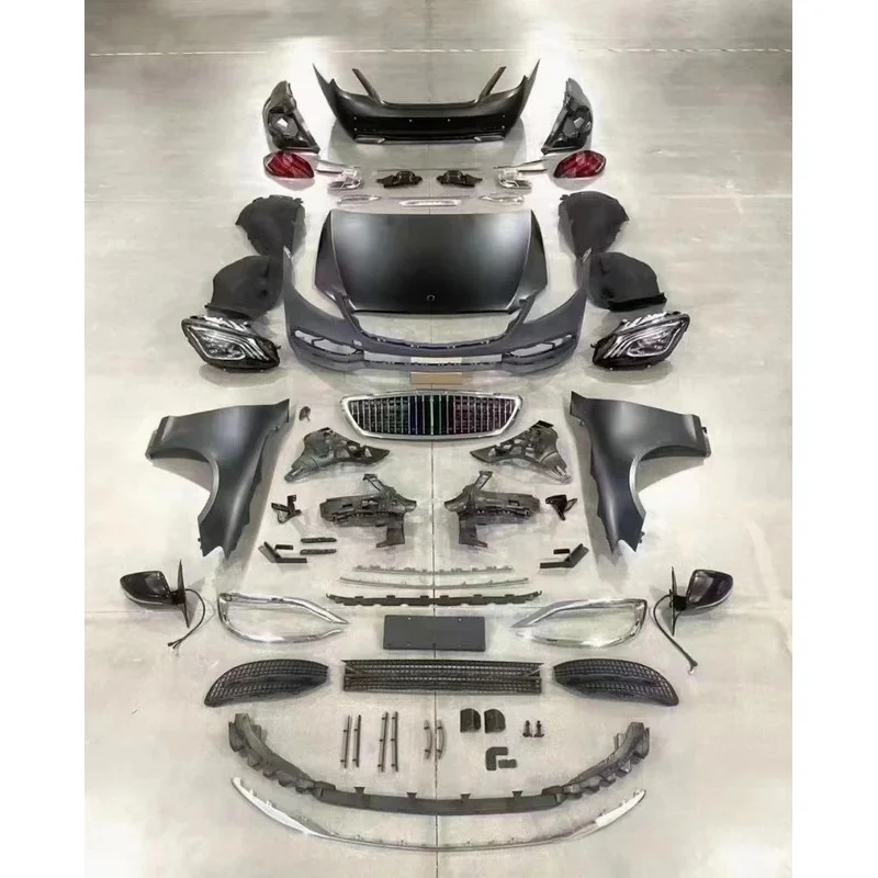 W221 Up To W222 Body Kit  For - W221 S Class 2006-2012 Year Upgr New For  Widebody Kit Bodykit
