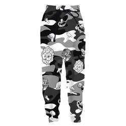 Fashion Long Pants Man Plants Mushroom Camo Hippie 3D Print Streetwear Sweatpants Trousers Casual Gym Mens Joggers Sports Hiphop