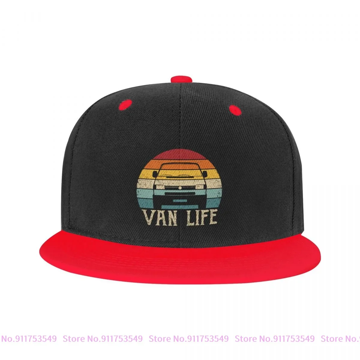 Vanlife Children Snapback Cap Best Hot Selling Colorful Teenager Baseball Caps