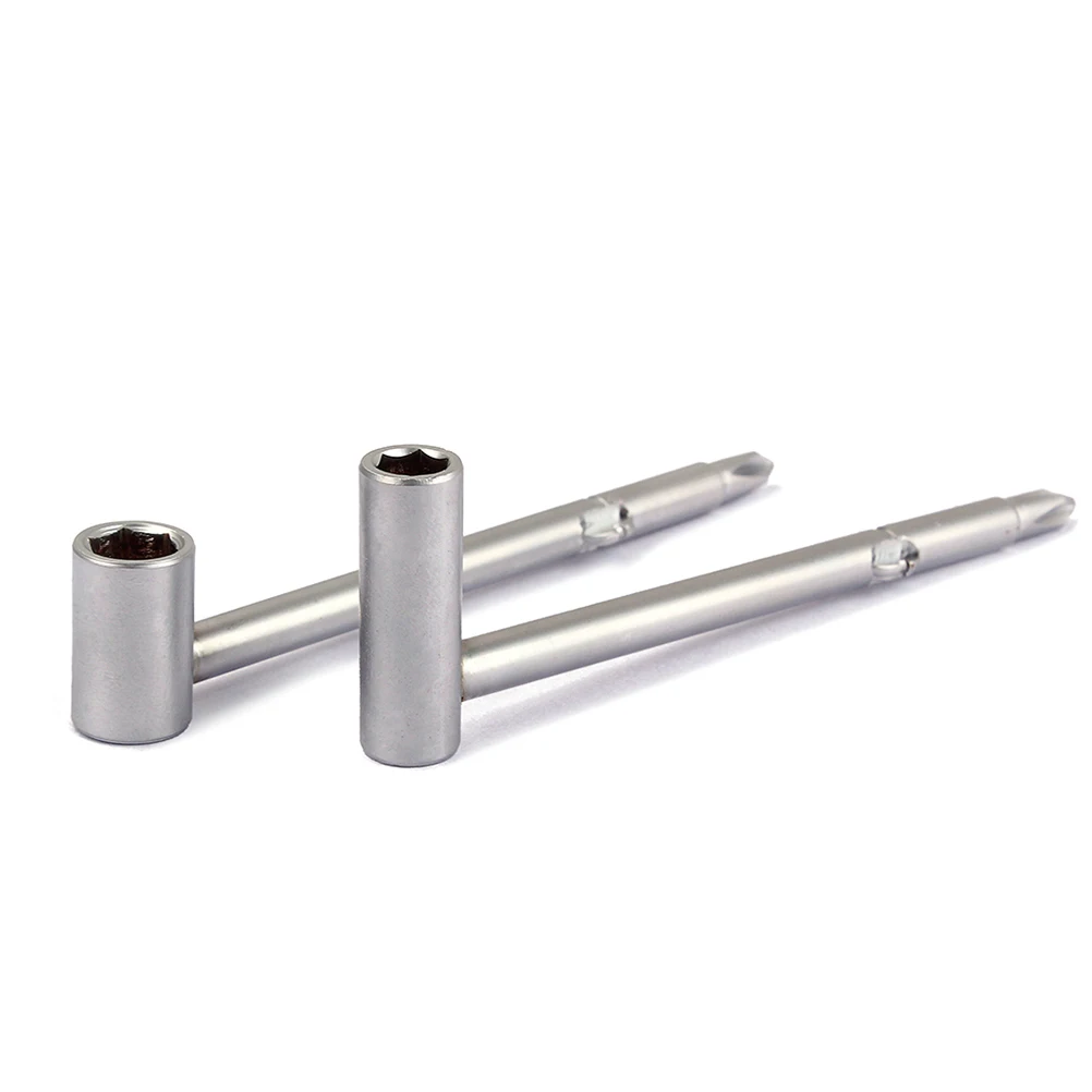 

2 Pcs Long Short Wrench Guitar Truss Rod Regular The Cross Hexagon Tool for Metal