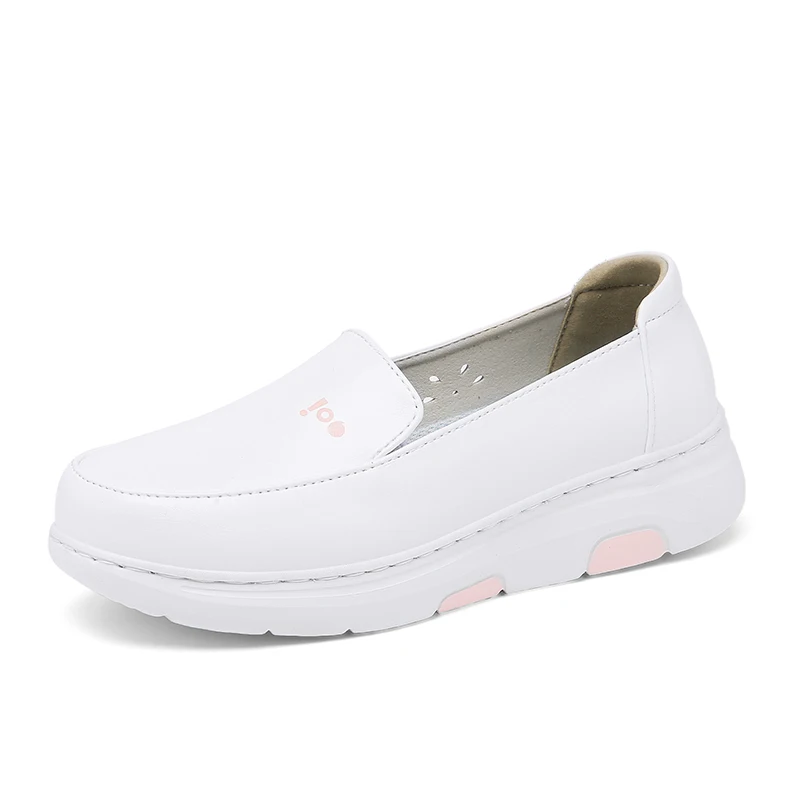 2024Work Shoes White NEW Fashion Hospital Nurse Shoes White Breathable Comfortable Soft Sole Fashion Small White Shoes for Women