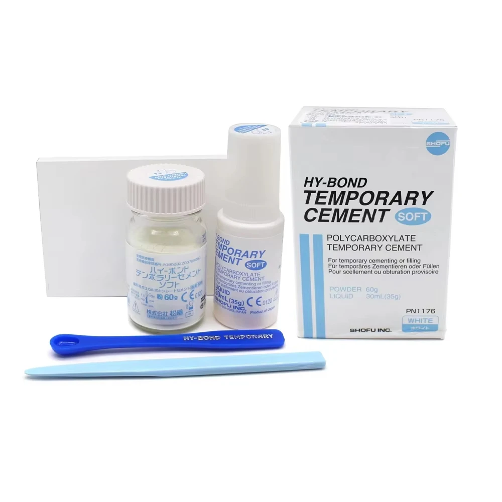 

Временный цемент Shofu HB, мягкий набор, без эвгенола, для временного фиксирования зубных коронок и мостов, временный цементный адгезив на основе смолы