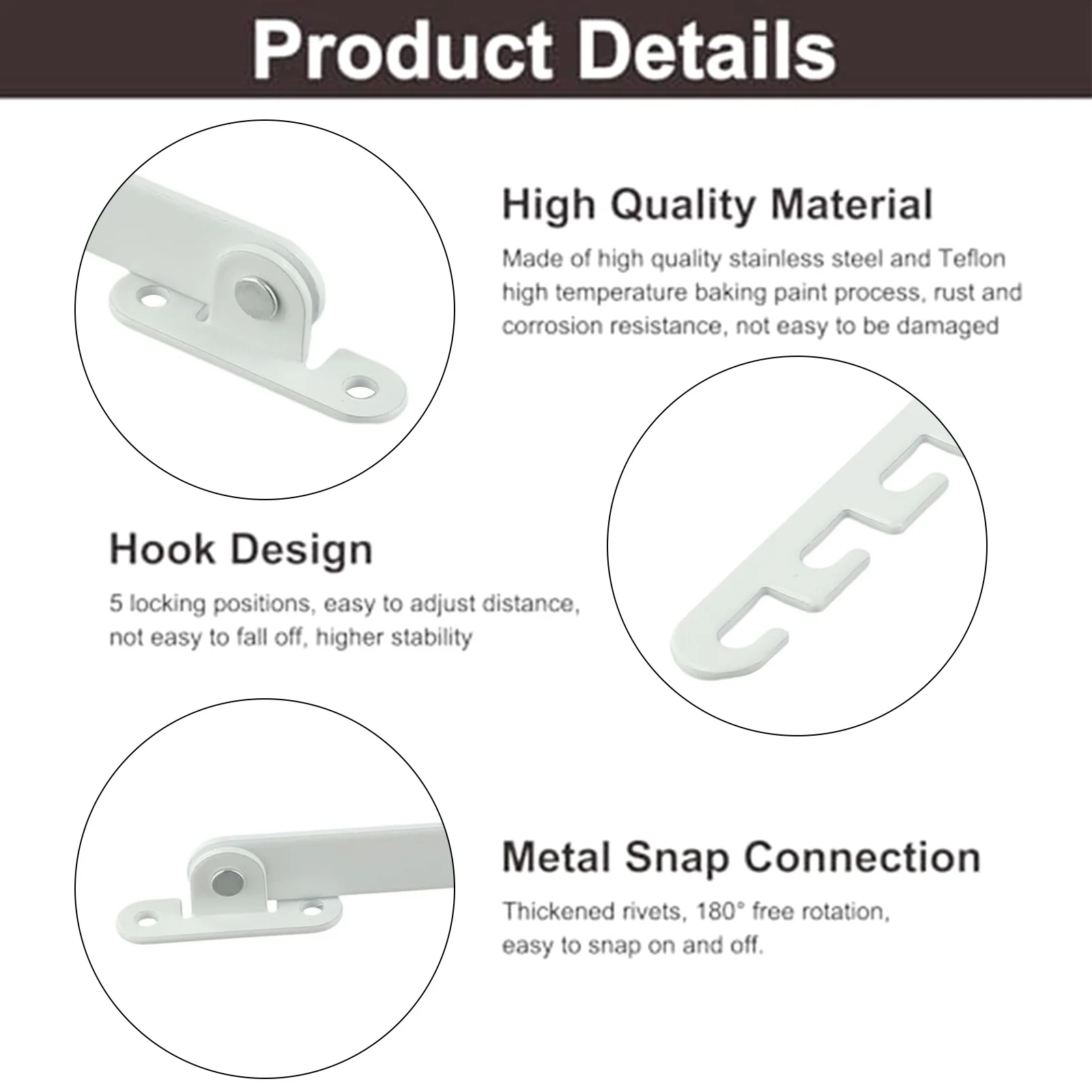 

1pc Window Stopper Window Opening Limiter Adjuster With Screw Household Folding Window Hardware Replacement Accessories