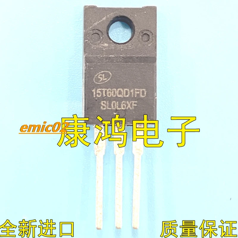 오리지널 주식 15T60QD1FD TO-220F IGBT 15A 600V, 10 개