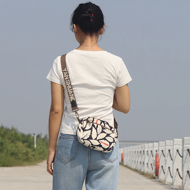 Bolso Bandolera Yan Shuang, Diseño Original, Multibolsillos, Impermeable, Ligero, Moderno y Casual para Mujer