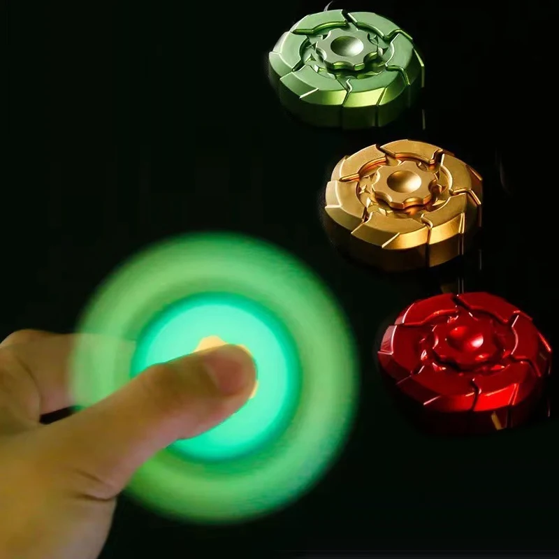 EDC تململ المتزلجون المفتوحة درع الغزل العلوي ألعاب متململة الإجهاد الإغاثة للبالغين المغناطيسي فنجر سبينر مكافحة الإجهاد اللعب