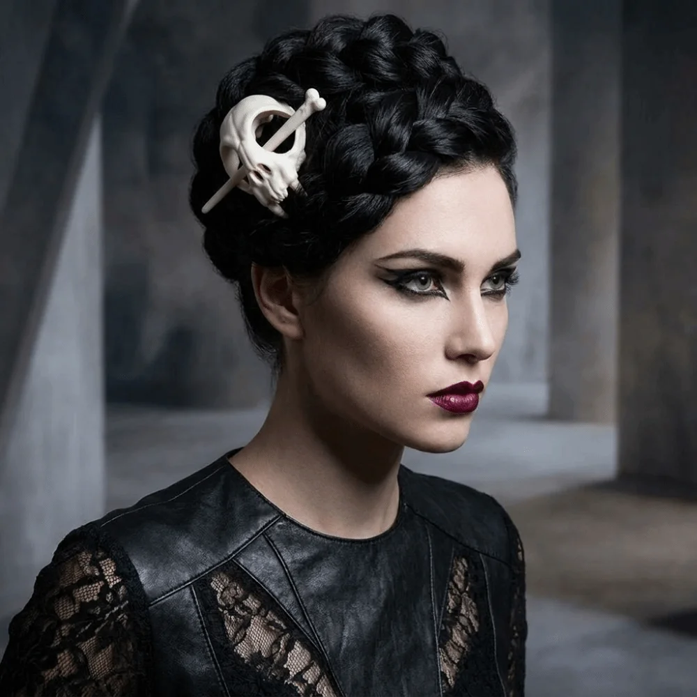 Gothic Hair Sticks Solid Structure Smooth Structure Hair Accessories Lightweight Portable Gothic Hair Accessories Women