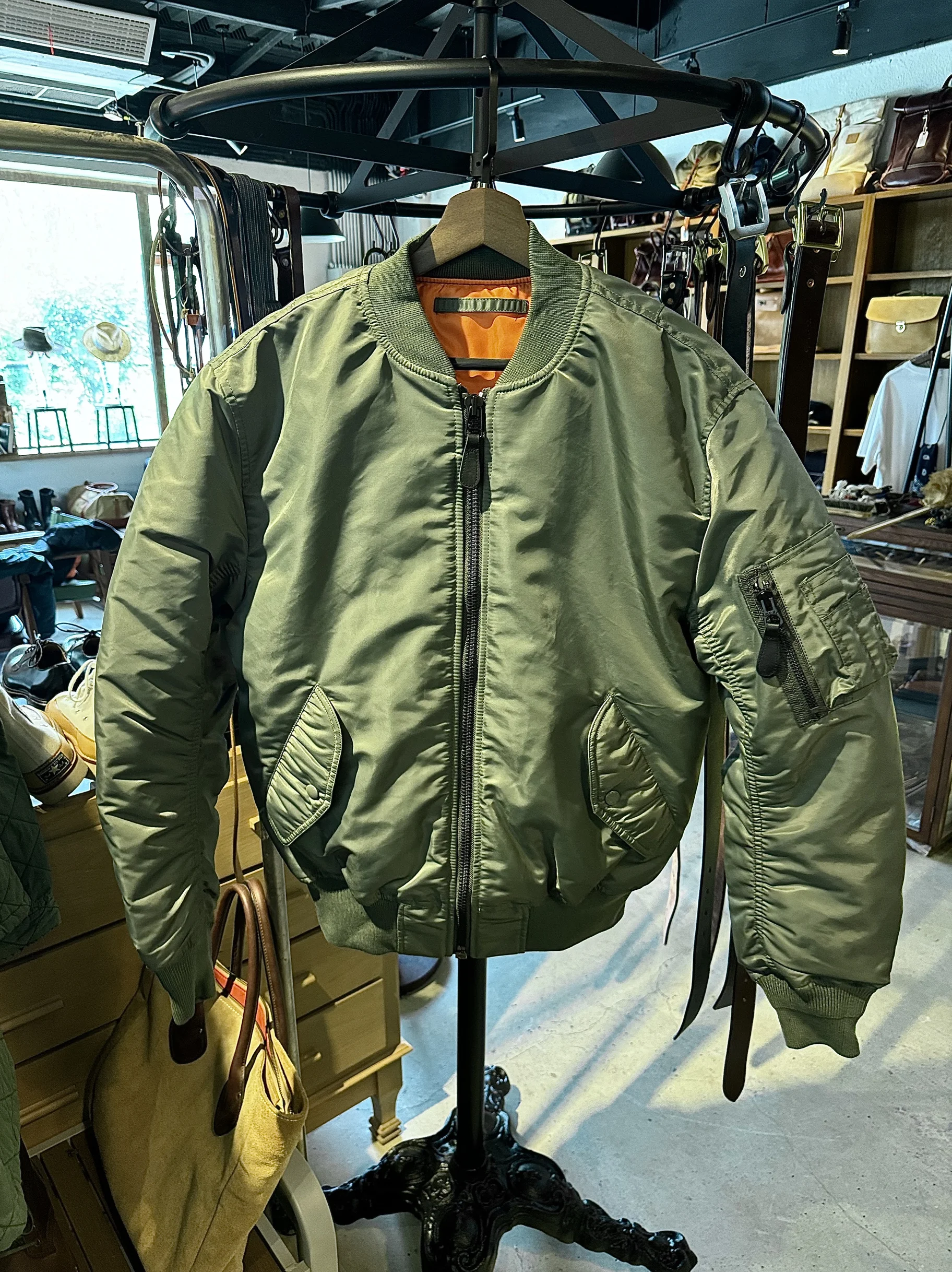 

Pure Wool Inner MA Flight Jaet Basic Sle Couple's Cotton Baseball Military Sle Windproof Youth ular Stand Sve...