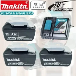 Genuine Makita 6Ah/5Ah/3Ah for Makita 18V Battery BL1830B BL1850B BL1850 BL1840 BL1860 BL1815 Makita Replacement Lithium Battery