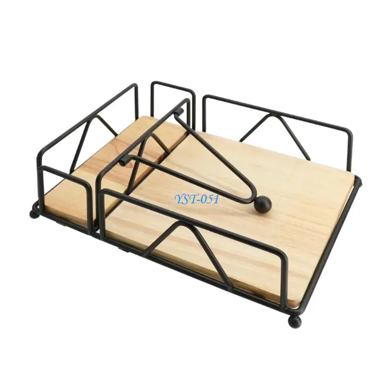 E15A Industrial Tissue Organizers On Wheel Iron Construction Base for Home