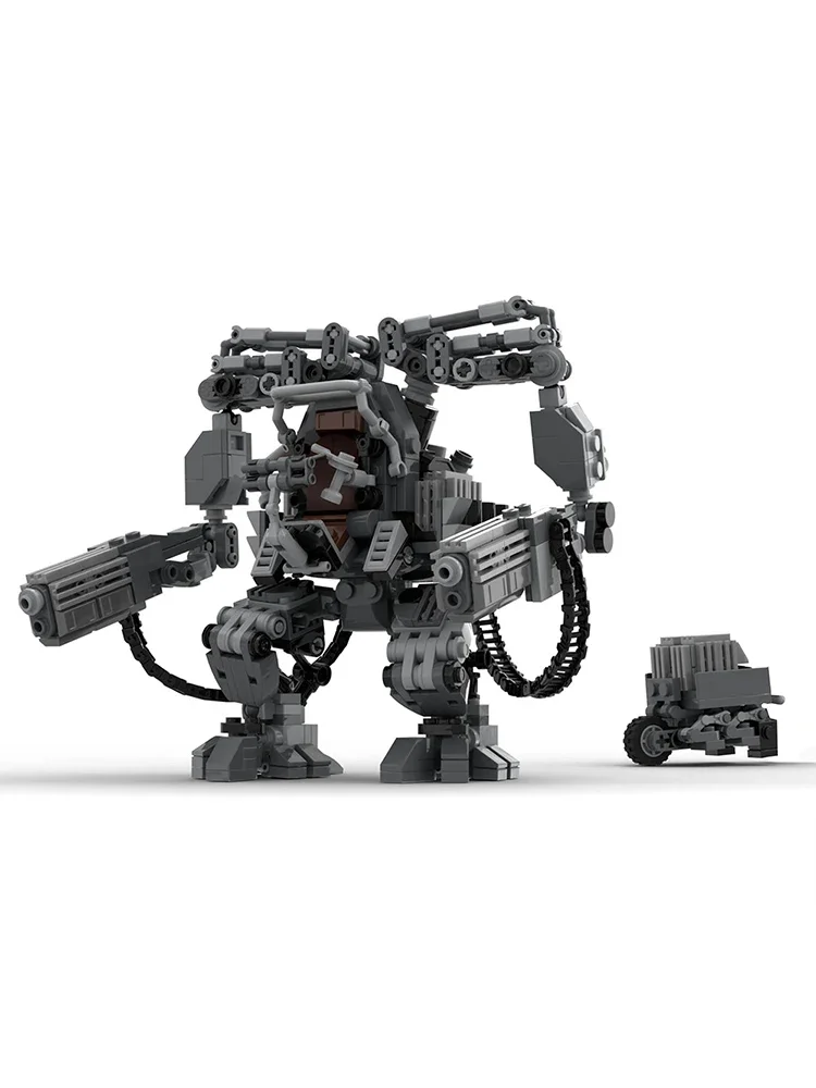 New MOC Sci-fi Movie Matrix APU Mech Robot Bricks Machine Monster Building Blocks Kit Toys For Children Birthday Gifts