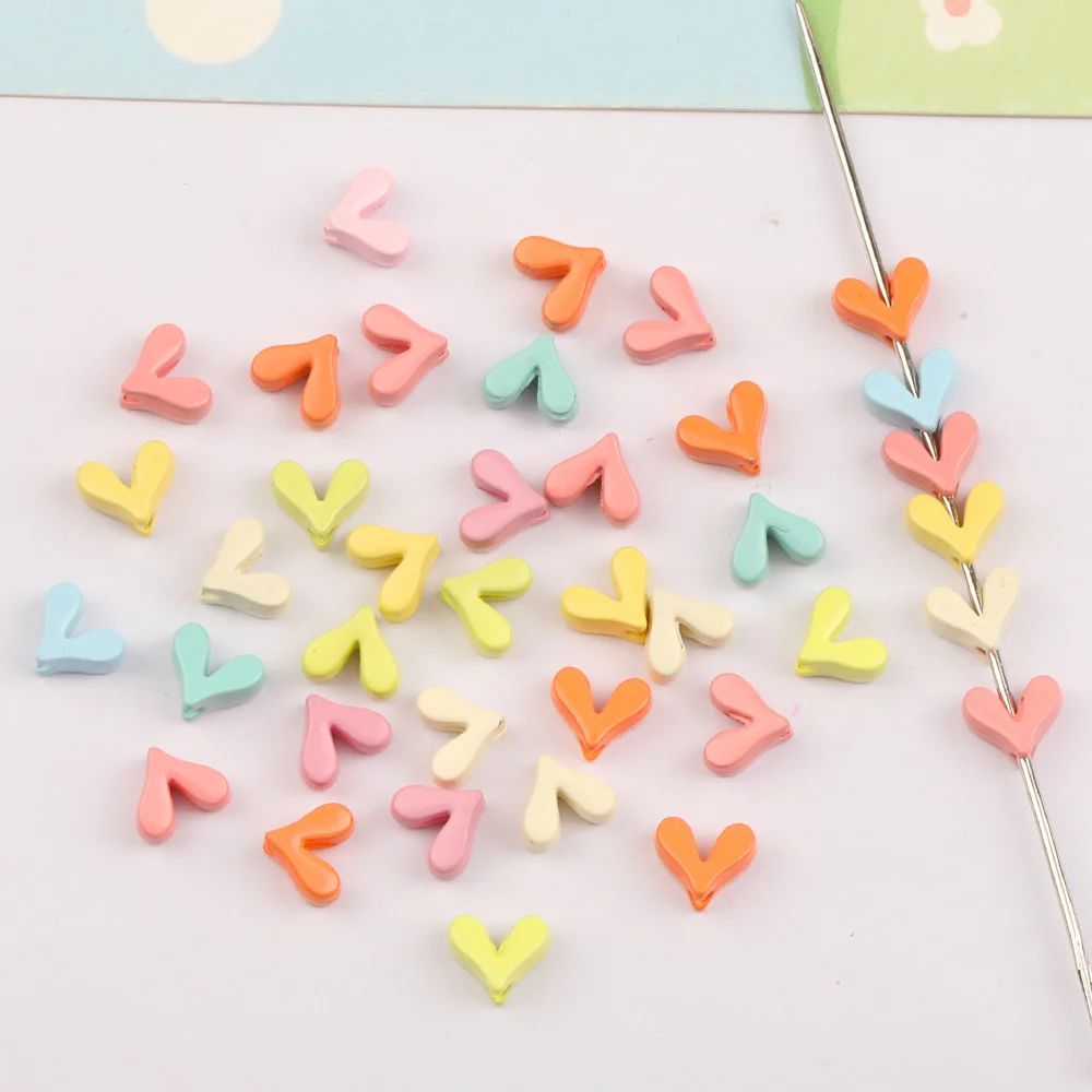 

Сердечный дизайн 7*7 мм 500 шт. DIY ювелирные изделия и компоненты/бусины из сплава/эффект краски/форма сердца/ручная работа/бусины своими руками # 16544