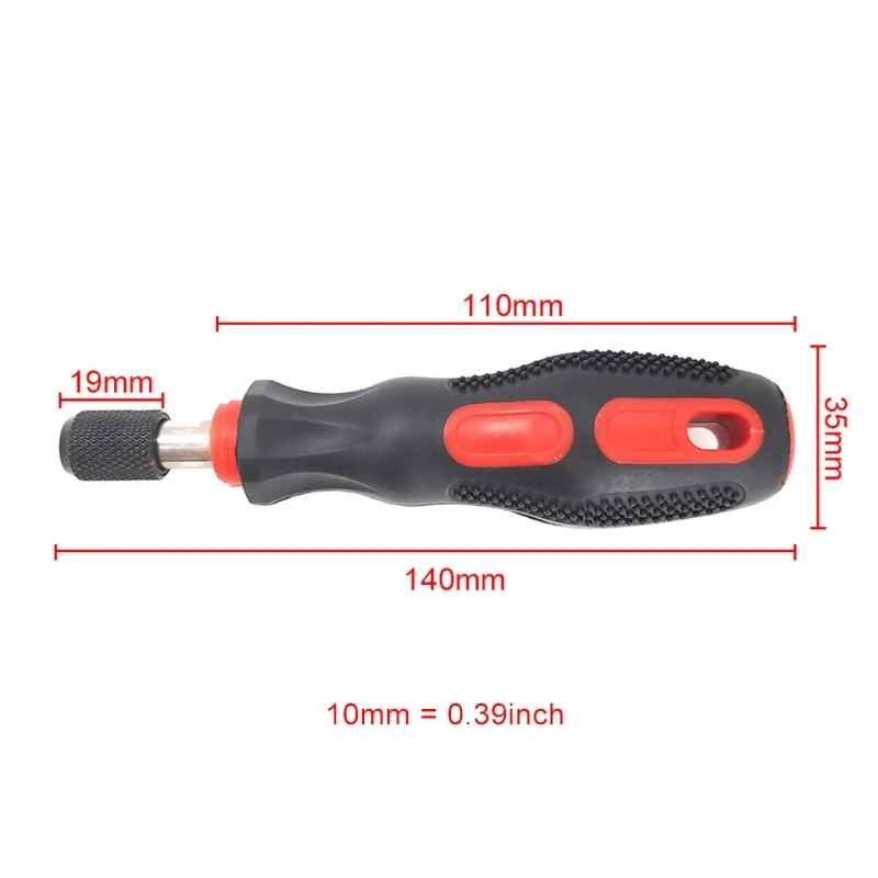 Imagem -06 - Chave Fenda Porta-bits Auto Porta Chave Fenda com Alça pp Mais Tpr M6cf 635 mm